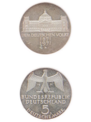 5 Mark, Reichsgründung