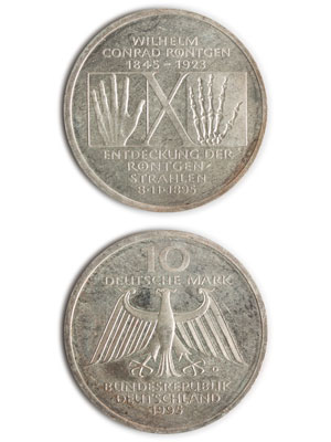 10 Mark, Wilhelm Conrad Röntgen